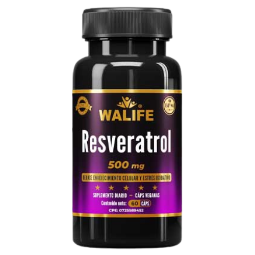 RESVERATROL 500MG CAP X 60 (WALIFE)